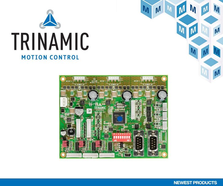 Mouser Electronics unterzeichnet weltweite Distributions-vereinbarung mit dem Motion-Control-Experten Trinamic